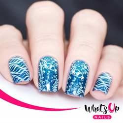 B020 Take Me to the Sea, stampingplade, Whats up Nails